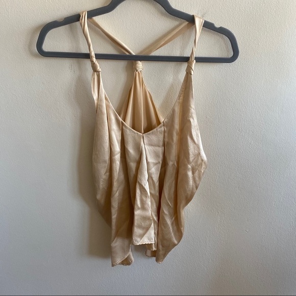 Aritzia Wilfred Little Moon 100% Silk Cream Tank - Picture 1 of 5